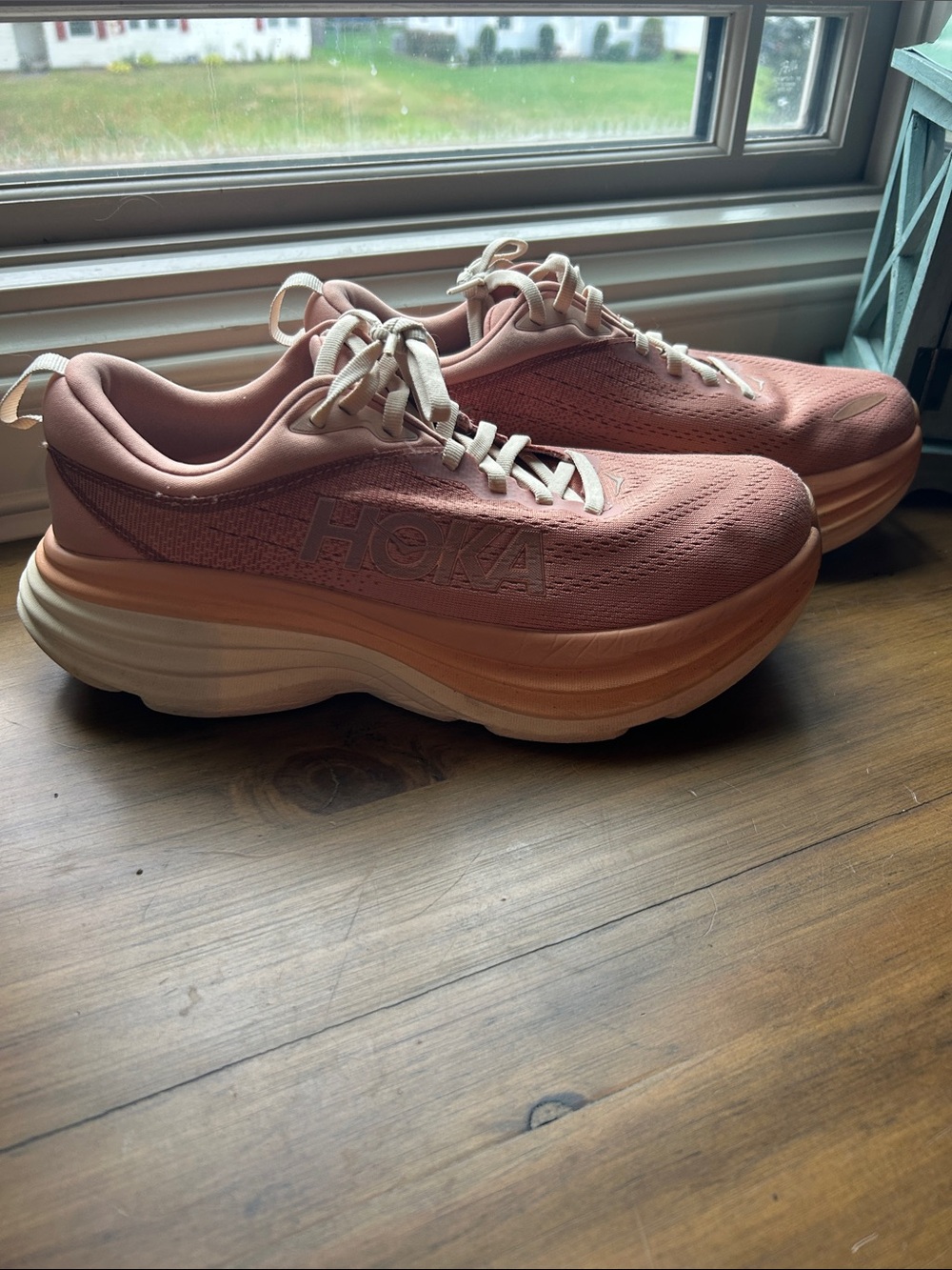 Hoka Women's Rose Pink Athletic Running Shoes